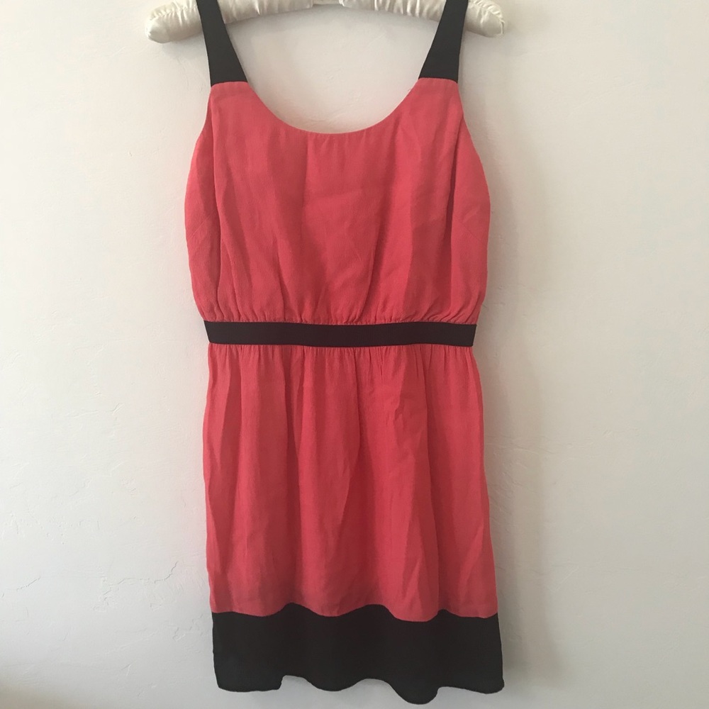 LOFT Ann Taylor midi cinched waist dress
